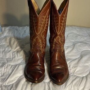 Nocona Cowboy Boots Size 8D Made in Texas Men’s Leather